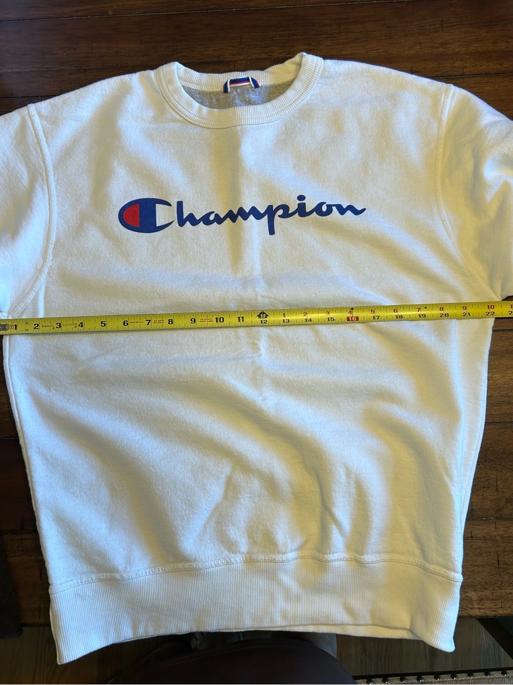 Champion Signature Powerblend Fleece Crewneck Sweatshirt Size Medium Style GF88H - Picture 8 of 10